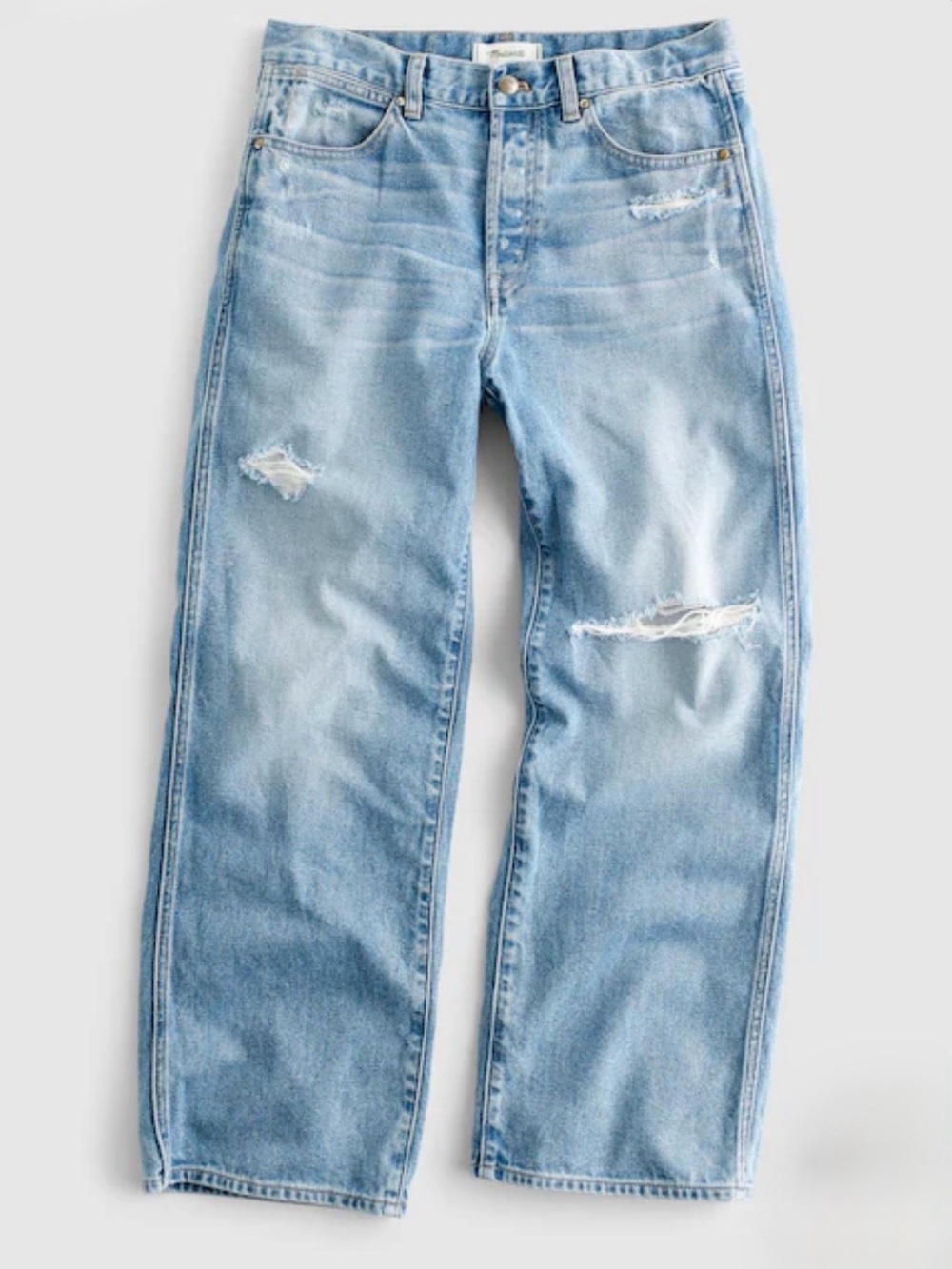 Madewell Women’s Low-Slung Baggy Cropped, baggy, wide leg Jean.24.NWT.